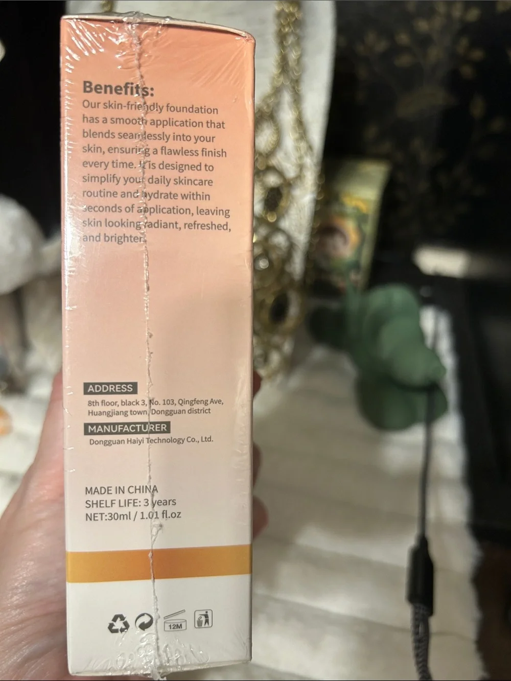 Match lightweight foundation
